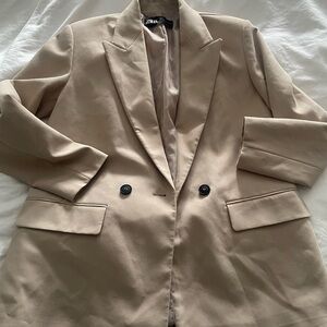 Zara Women's Double-Breasted Blazer